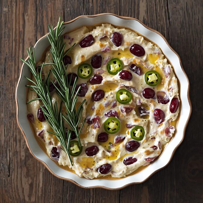 Cranberry Jalapeño Cream Cheese Dip