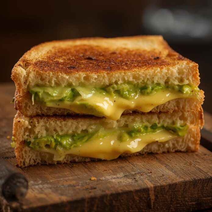 Creamy Avocado Grilled Cheese