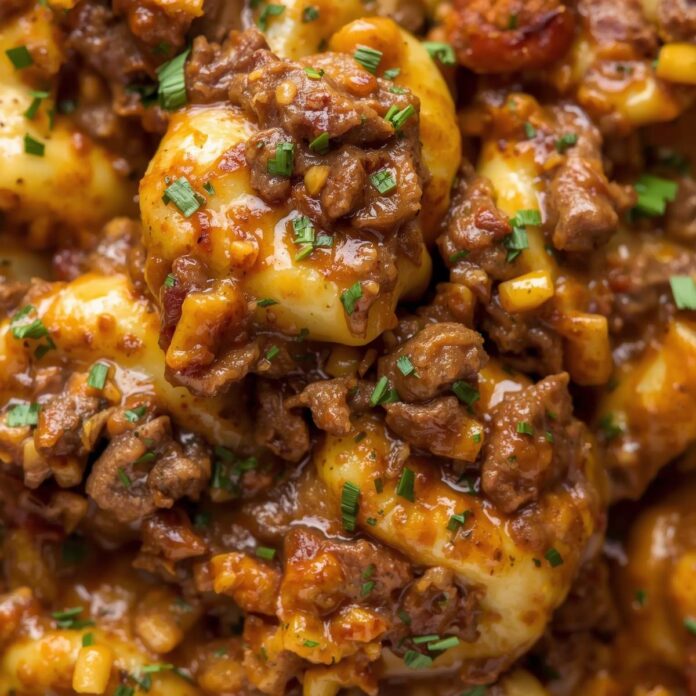 Creamy Cheesesteak Tortellini