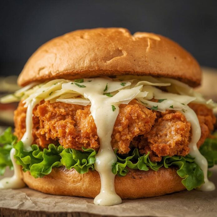 Crispy Chicken Caesar Sandwich
