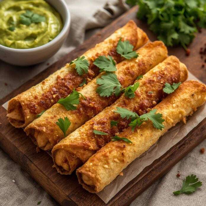 Crispy Chicken Flautas