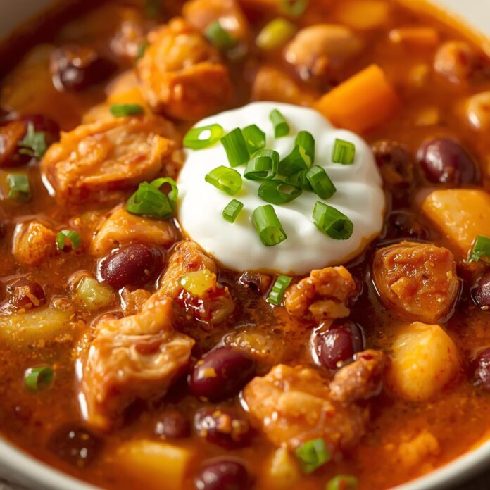 Easy Buffalo Chicken Chili