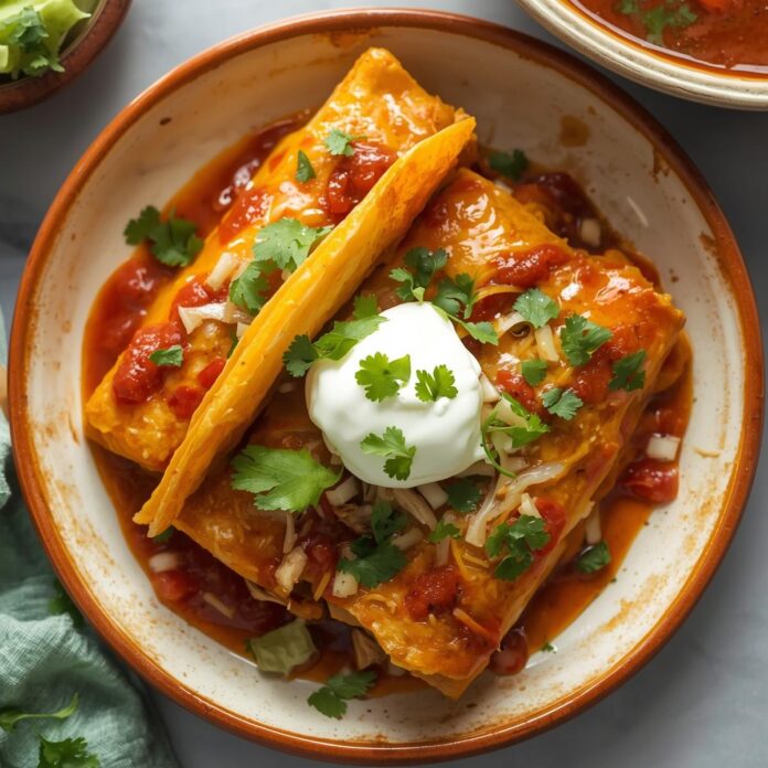 Easy Chicken Enchiladas