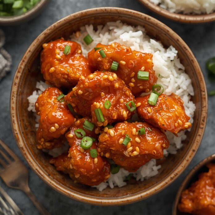 Easy Crispy Orange Chicken