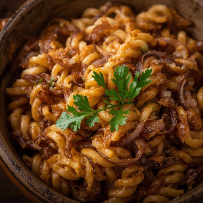 Easy French Onion Pasta