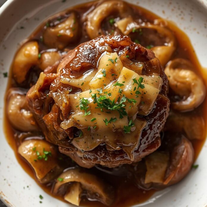 Easy Slow Cooker French Onion Roast