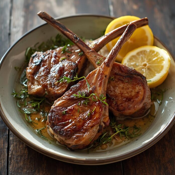 Easy Lemon Thyme Lamb Chops