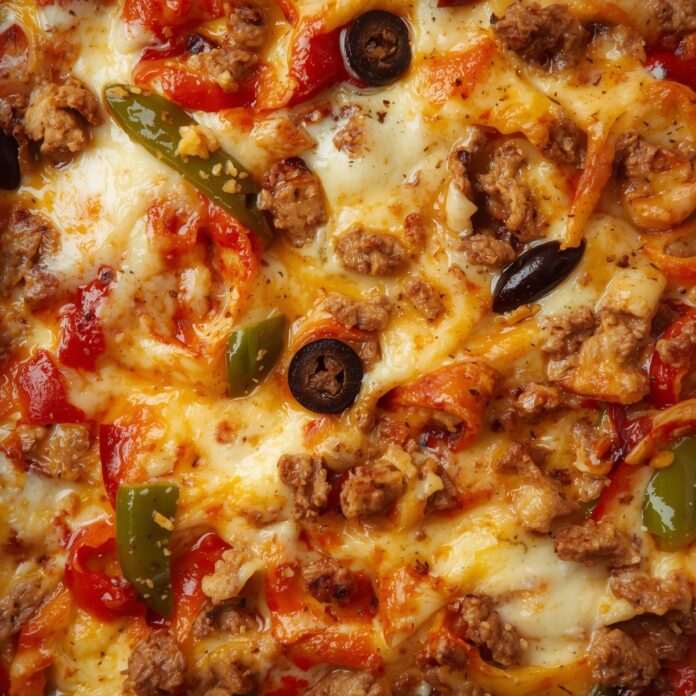 Low Carb Pizza Casserole