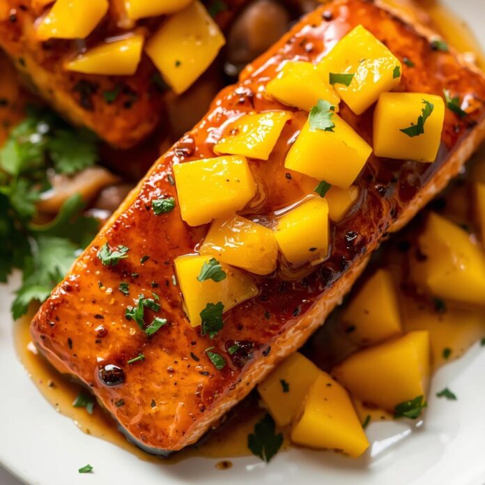 Mango Teriyaki Salmon