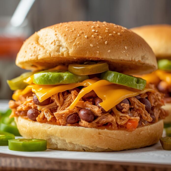 Mexican Chicken Torta Sandwich