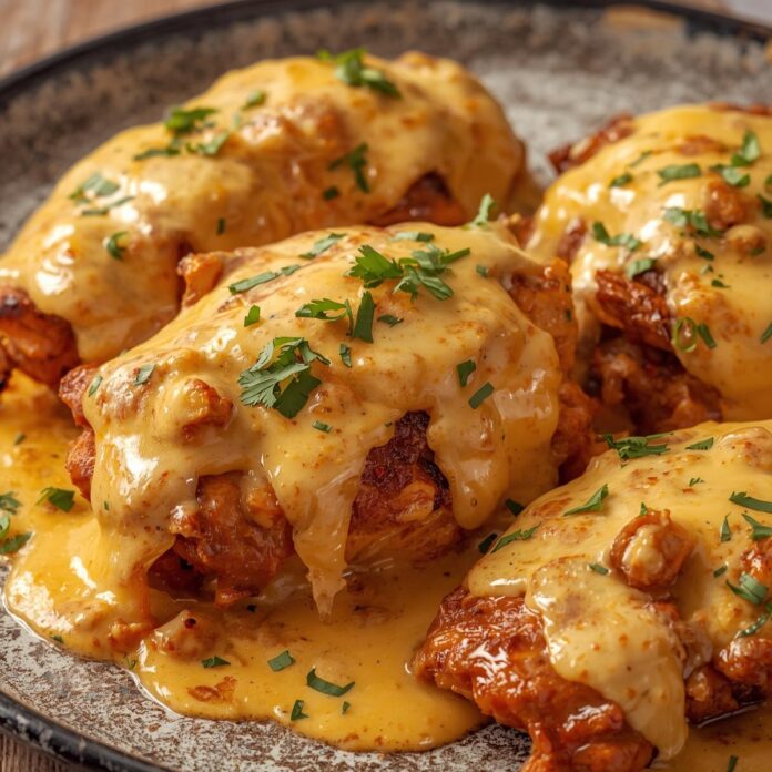 Mexican Chicken with Cheese Sauce