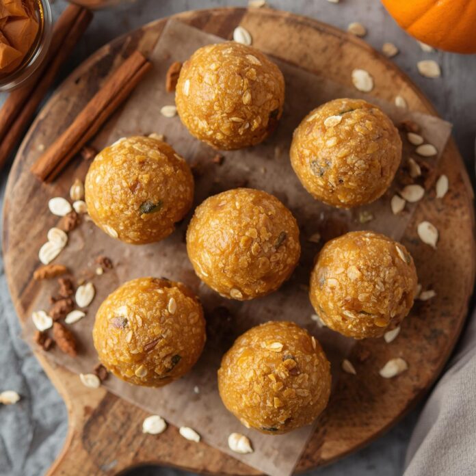 No-Bake Pumpkin Spice Energy Balls