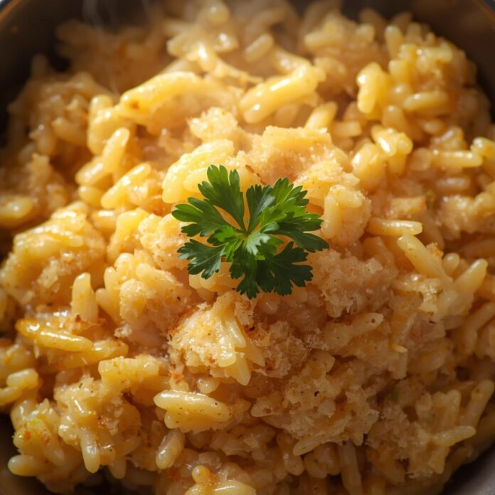 Parmesan Garlic Rice