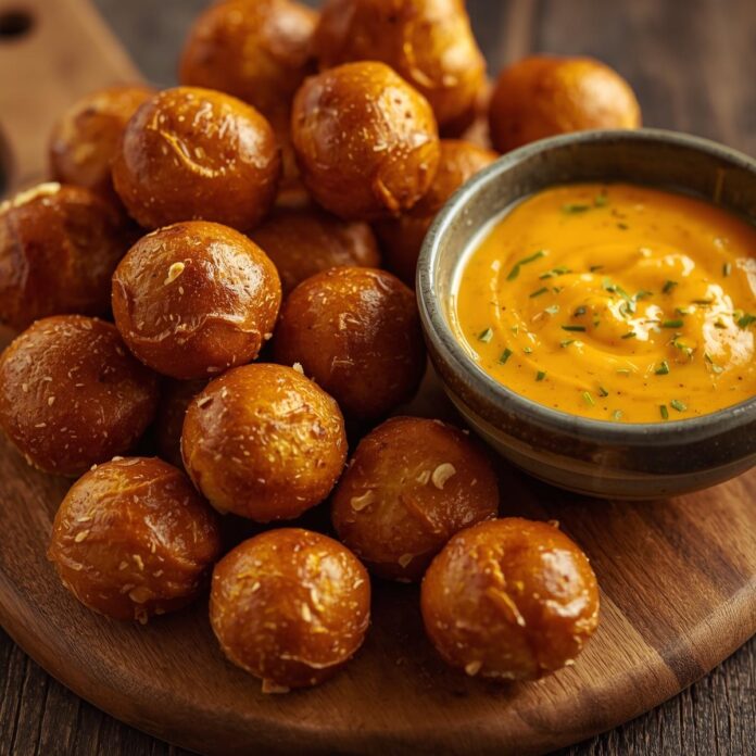 Pretzel Bites and Jalapeño Cheese Dip