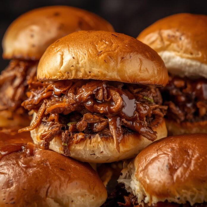 Shredded Beef Sliders