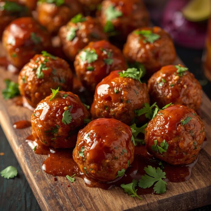 Spicy Chicken Meatballs