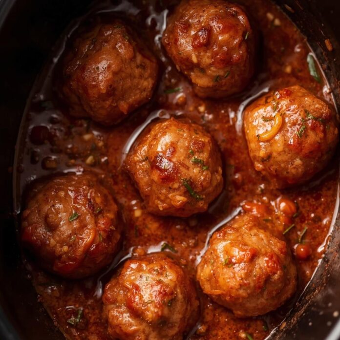 Sweet Chili Meatballs Crockpot