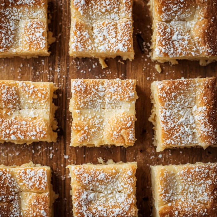 Vanilla Custard Cream Squares
