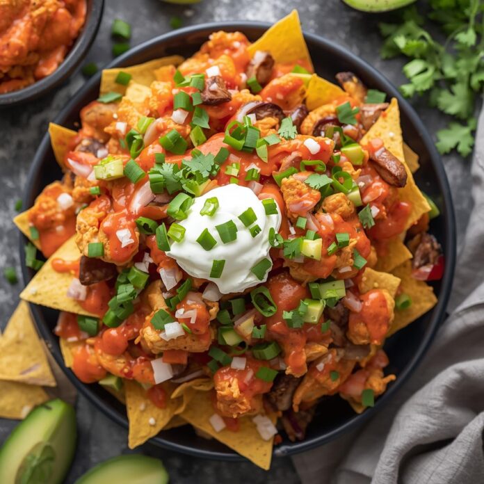 Buffalo Chicken Nachos