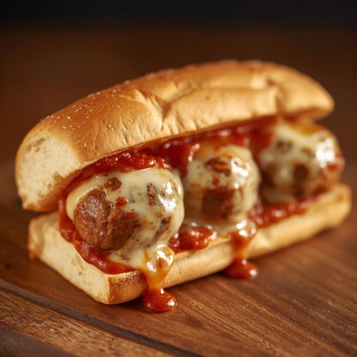 Cheesy Meatball Subs