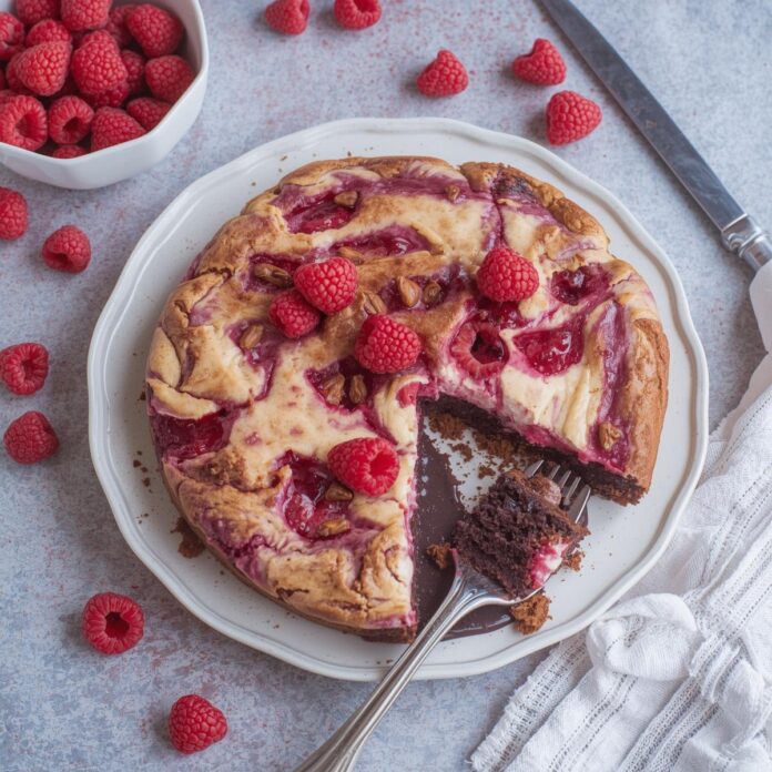 Raspberry Cheesecake Brownies