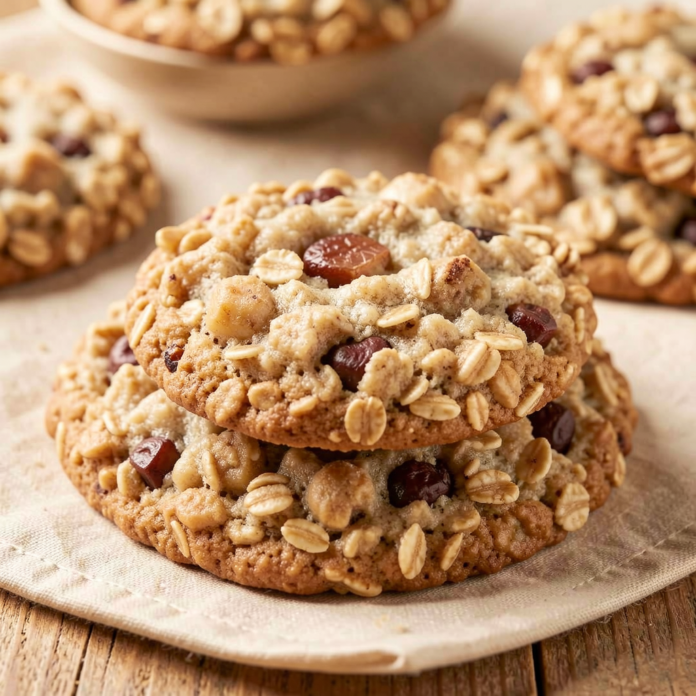 Apple Cinnamon Oatmeal Cookies
