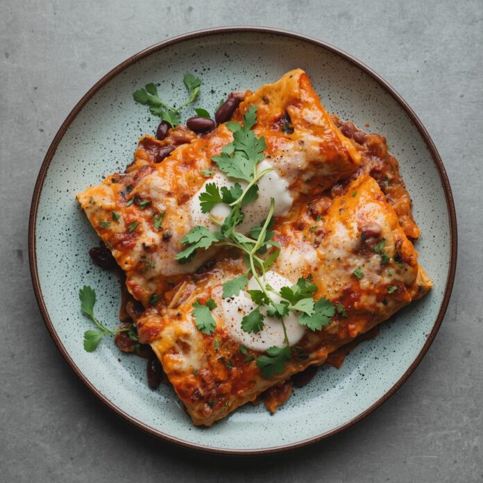 Black Bean and Sweet Potato Enchiladas
