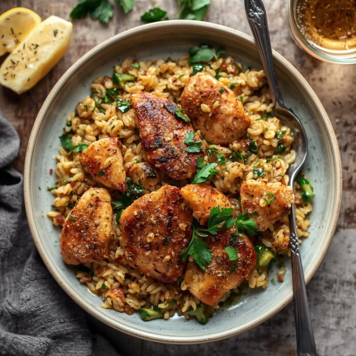 Cajun Chicken Orzo
