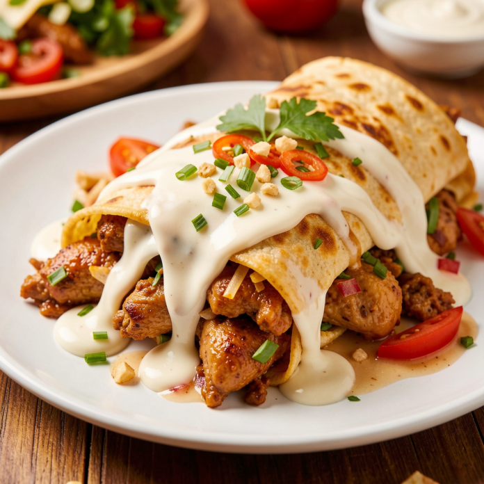 Chicken Shawarma with Garlic Sauce