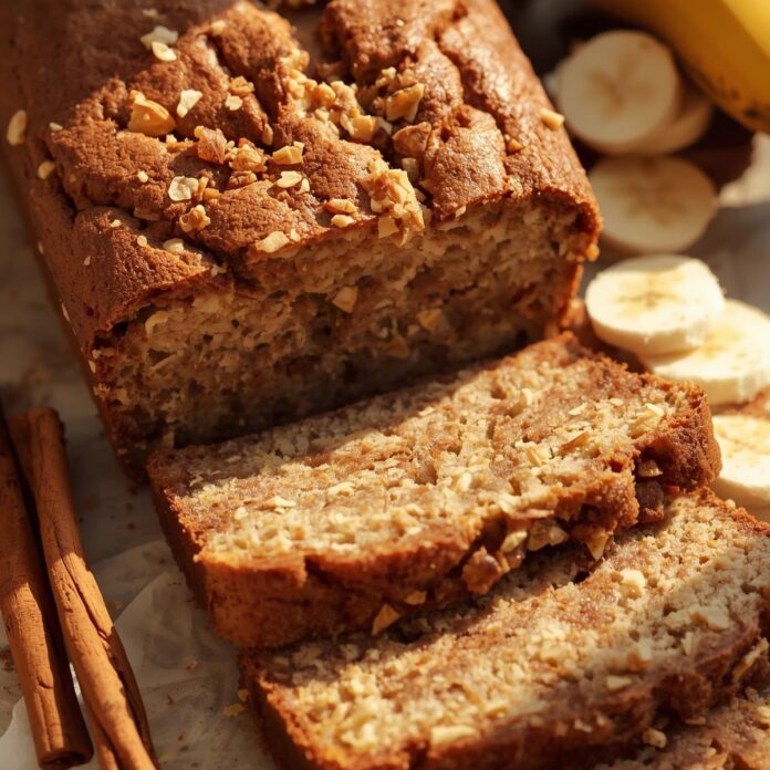 Cinnamon crunch banana bread