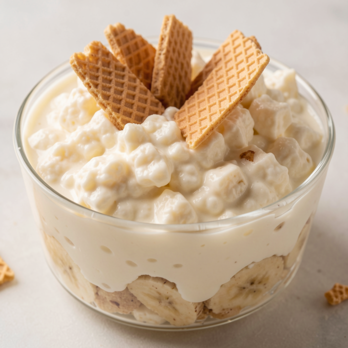 Cottage Cheese Banana Pudding
