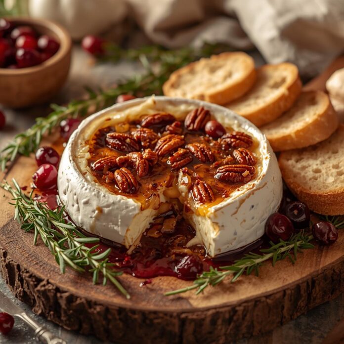 Cranberry Pecan Baked Brie