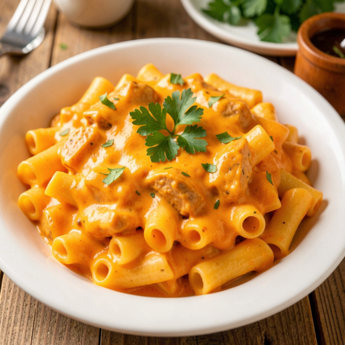 Creamy Buffalo Chicken Pasta