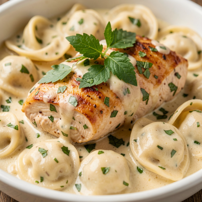 Creamy Herb Chicken Tortellini