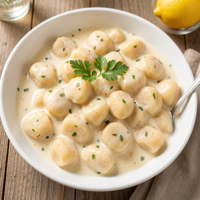 Creamy Lemon Chicken Gnocchi