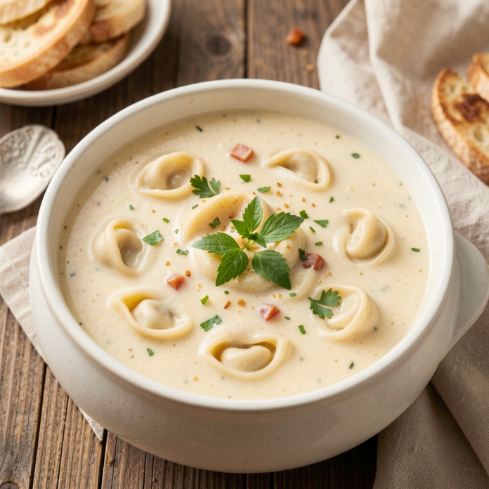 Creamy Tortellini Soup