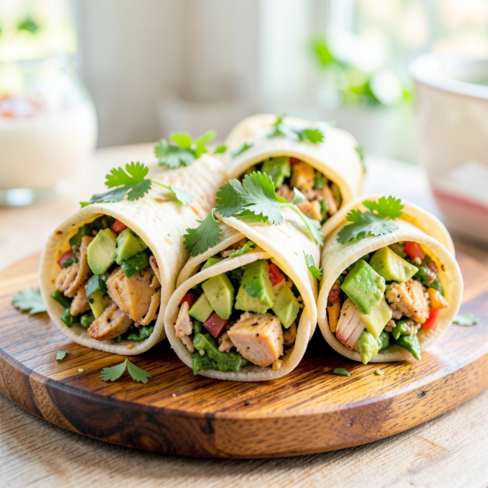 Easy Chicken Avocado Ranch Burritos – Quick Weeknight Dinner
