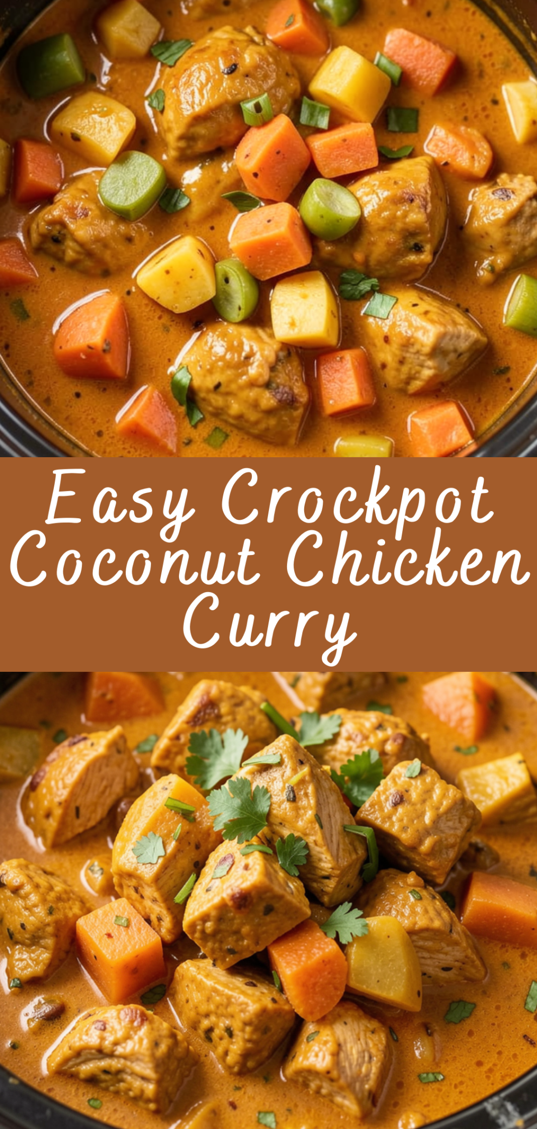 Easy Crockpot Coconut Chicken Curry | Cheff Recipes