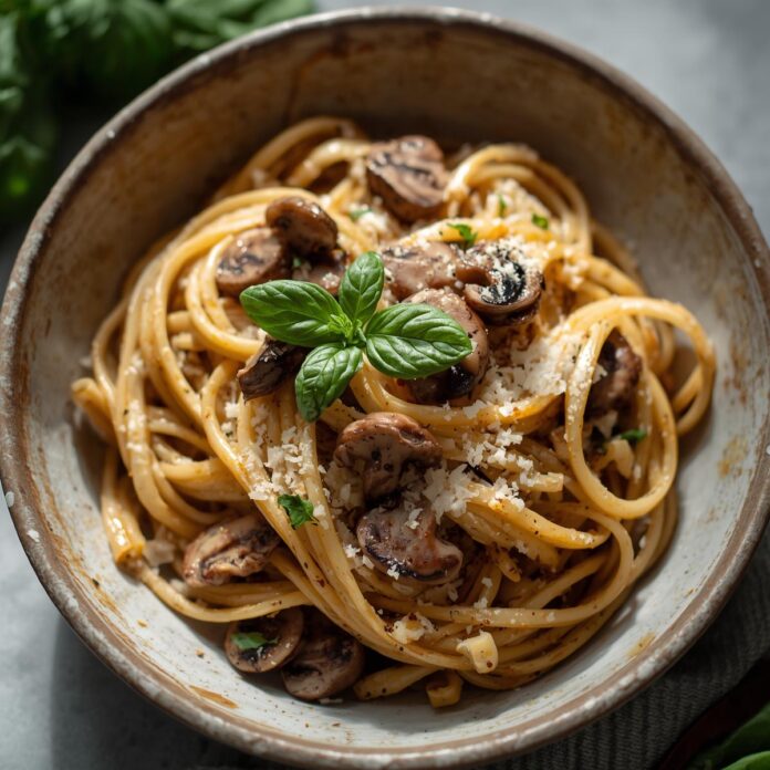Garlic Mushroom Pasta