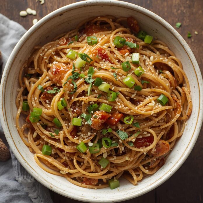 Garlic Sesame Noodles