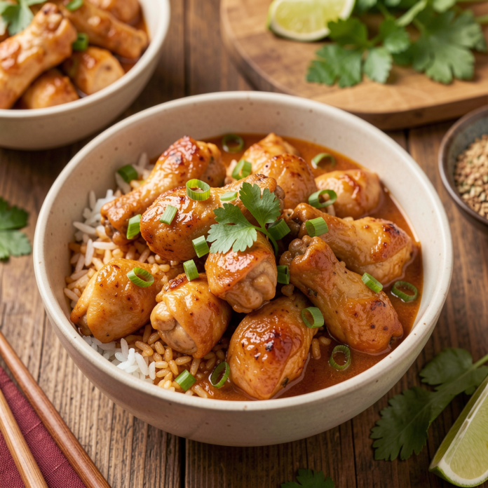 Healthy Bang Bang Chicken Bowl