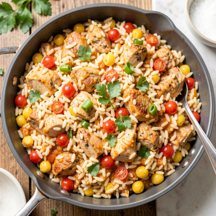 One Pan Marry Me Chicken Orzo