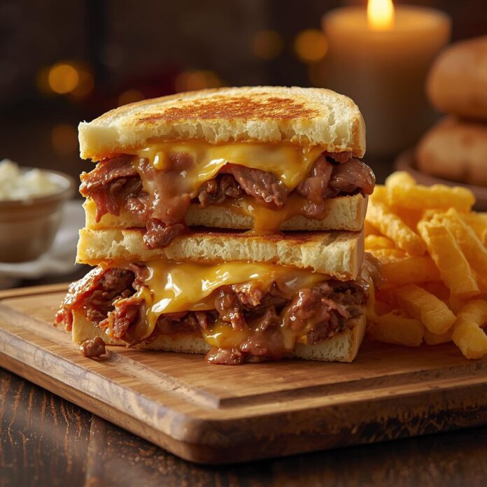 Slow Cooker French Dip Sandwiches