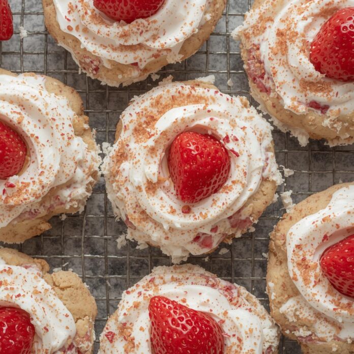 Strawberry Cheesecake Cookies