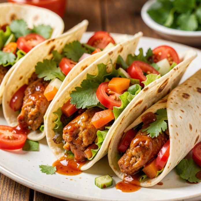 Sweet Chili Chicken Wraps