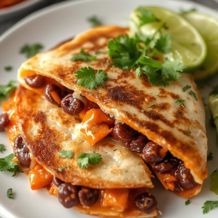 Sweet Potato Black Bean Quesadillas