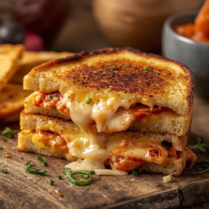 Chicken Parmesan Grilled Cheese