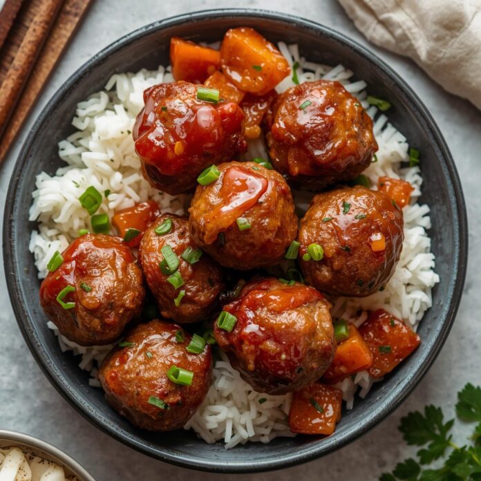 Korean BBQ Meatballs