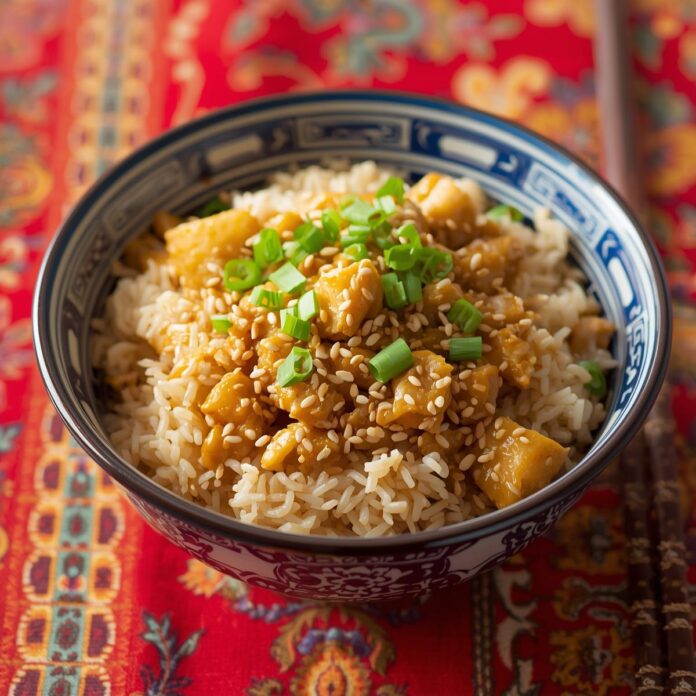 High Protein Asian Chicken Fried Rice