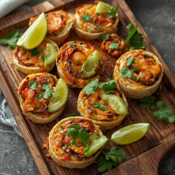 Easy Cheesy Taco Pinwheels – The Perfect Party Appetizer